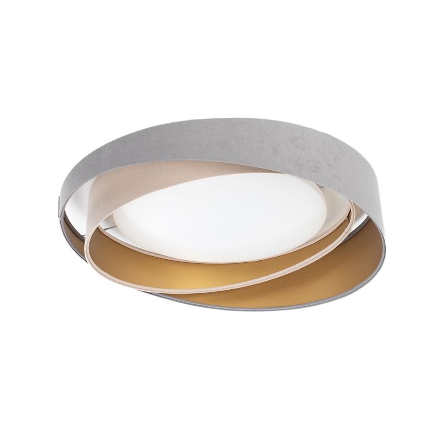 LED prigušivo stropno svjetlo SMART GALAXY MODERN LED/24W/230V 3000-6500K Ø 55 cm siva/bež/zlatna + daljinski upravljač