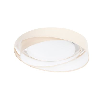 Prigušivo LED stropno svjetlo SMART GALAXY MODERN LED/24W/230V 3000-6500K Ø 55 cm krem/bijela + daljinski upravljač