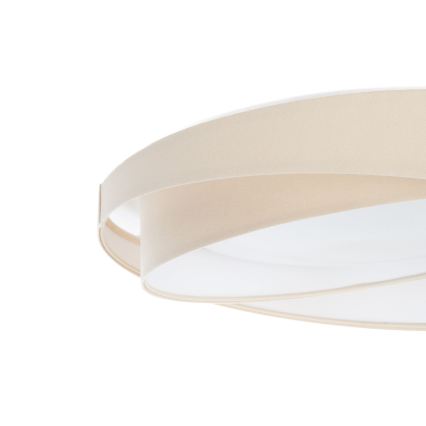Prigušivo LED stropno svjetlo SMART GALAXY MODERN LED/24W/230V 3000-6500K Ø 55 cm krem/bijela + daljinski upravljač