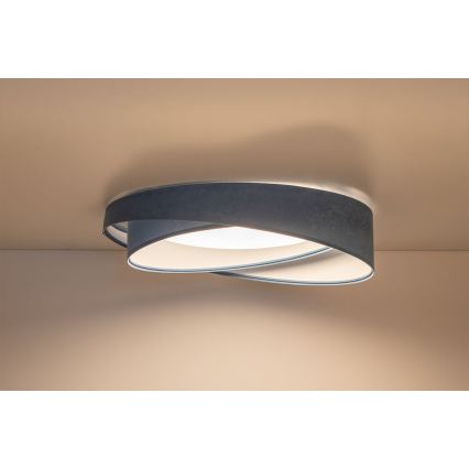 LED prigušivo stropno svjetlo SMART GALAXY MODERN LED/24W/230V 3000-6500K Ø 55 cm plavo + daljinsko upravljanje
