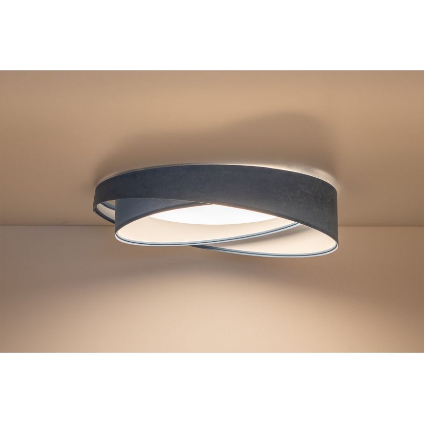 LED prigušivo stropno svjetlo SMART GALAXY MODERN LED/24W/230V 3000-6500K Ø 55 cm plavo + daljinsko upravljanje