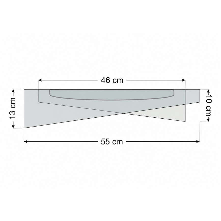 LED stropno svjetlo s prigušivanjem SMART GALAXY MODERN LED/24W/230V 3000-6500K Ø 55 cm siva/bijela + daljinski upravljač