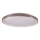 LED prigušivo stropno svjetlo za kupaonicu GRAŻYNA LED/72W/230V 3000-6000K promjer 51 cm IP44 siva + daljinski upravljač