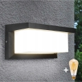 LED prigušivo vanjsko zidno svjetlo NEELY 1xE27/6W/230V 2700-6500K IP54 antracit