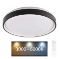 LED prigušivo za kupaonski strop JADWIGA LED/42W/230V promjer 38,5 cm 3000-6000K IP44 + daljinski upravljač