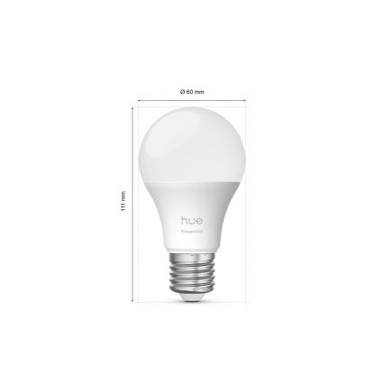 LED prigušiva žarulja Philips Hue White And Color Ambiance Essential E27/8W/230V 2200-6500K