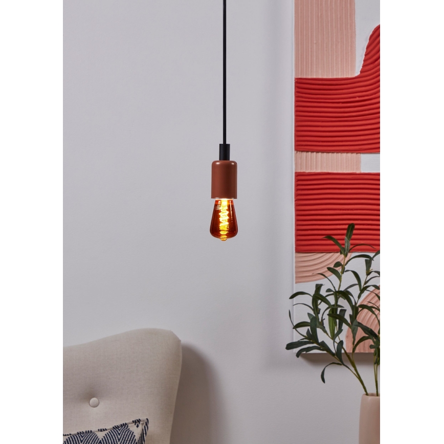 LED prigušljiva žarulja VINTAGE ST48 E27/4W/230V 2000K crvena - Eglo 110199