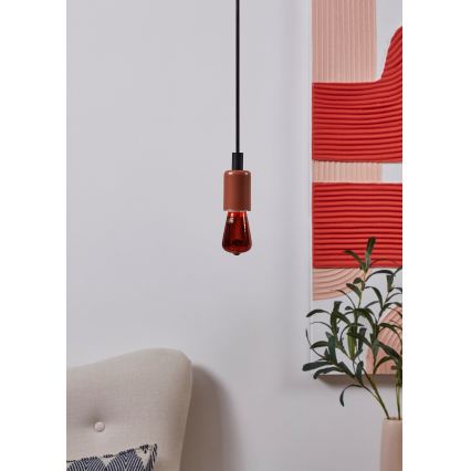 LED prigušljiva žarulja VINTAGE ST48 E27/4W/230V 2000K crvena - Eglo 110199
