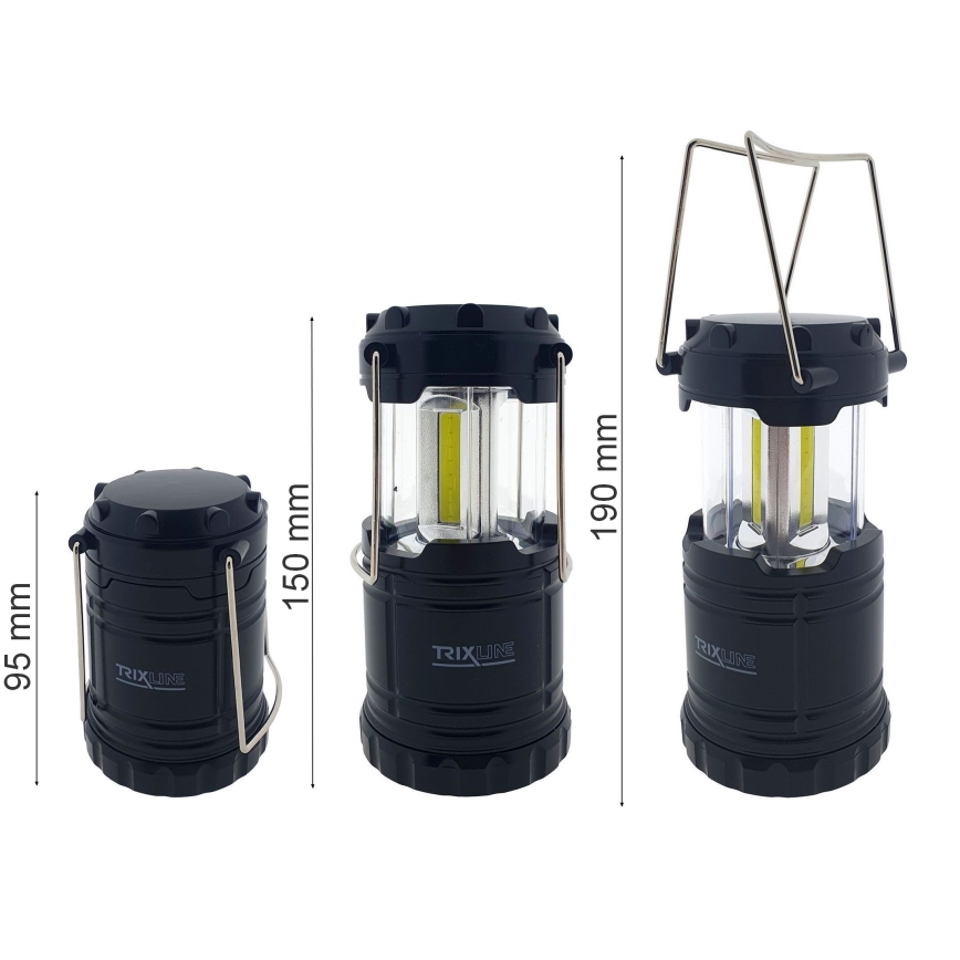 LED Prijenosna kamperska lampa 3xLED/3W/3xAAA 6400K