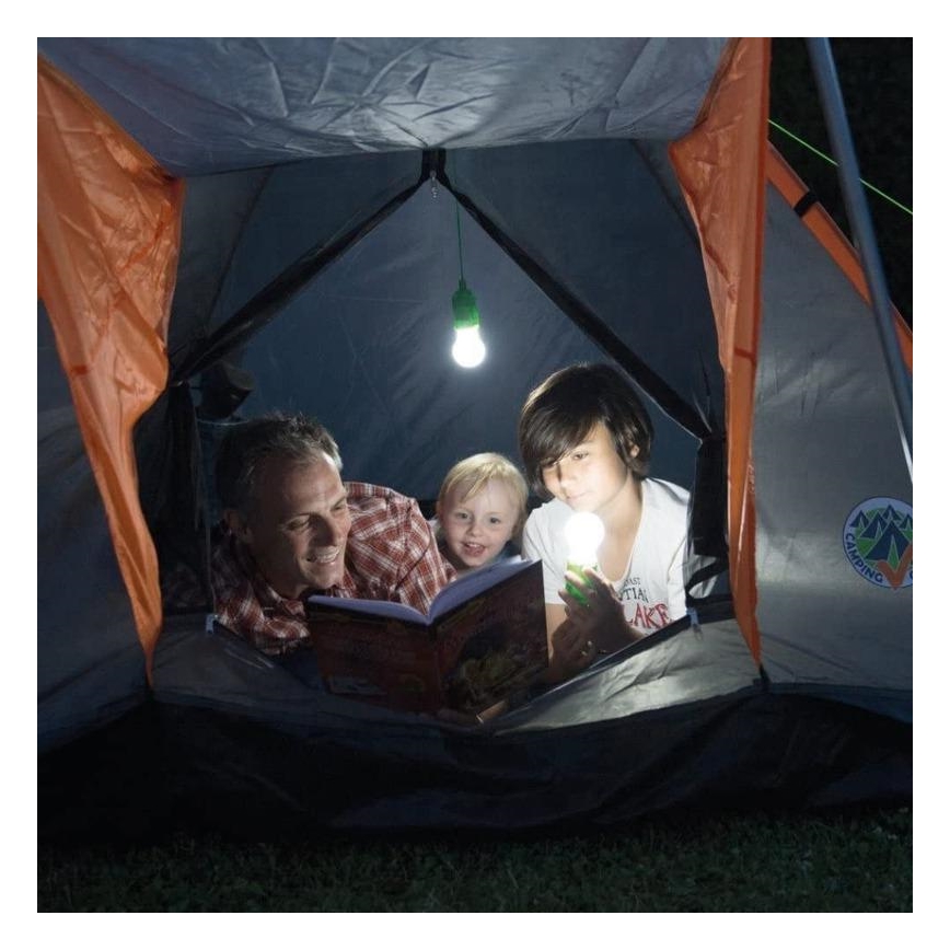 LED Prijenosna lampa LED/1W/3xAAA ružičasta
