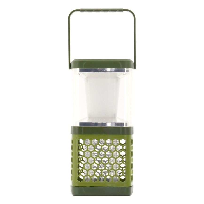 LED Prijenosna punjiva lampa sa zamkom za insekte LED/3W/1800 mAh zelena