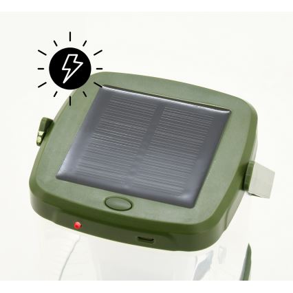 LED Prijenosna punjiva lampa sa zamkom za insekte LED/3W/1800 mAh zelena