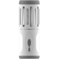 LED Prijenosna punjiva lampa sa zamkom za insekte LED/6W/1800 mAh IPX4 bijela/siva