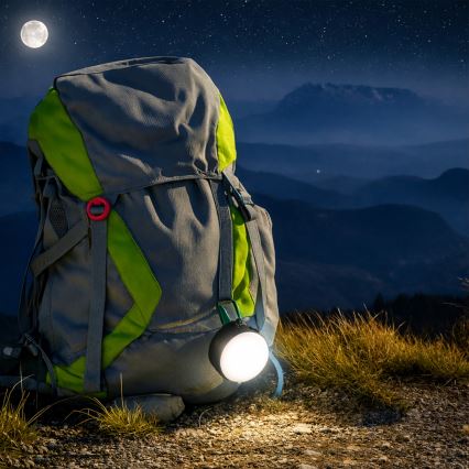 LED prijenosna punjiva svjetiljka LUMINA POCKET LED/5V 500 mAh crna