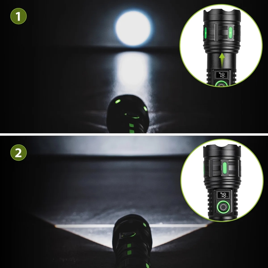 LED prigušiva punjiva svjetiljka s funkcijom powerbanke LED/20W/5V IP44 1200 lm 5000 mAh