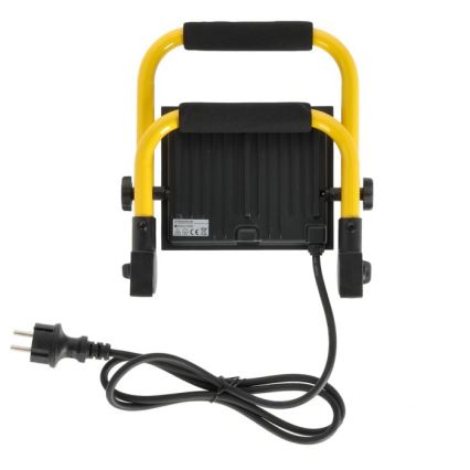 LED Prijenosni reflektor TIGRA LED/50W/4000K IP54 crna/žuta