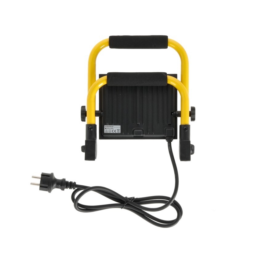 LED Prijenosni reflektor TIGRA LED/50W/4000K IP54 crna/žuta