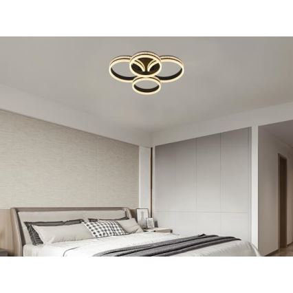 LED prislonjen luster s mogućnošću prigušivanja LED/150W/230V 3000-6500K + daljinski upravljač