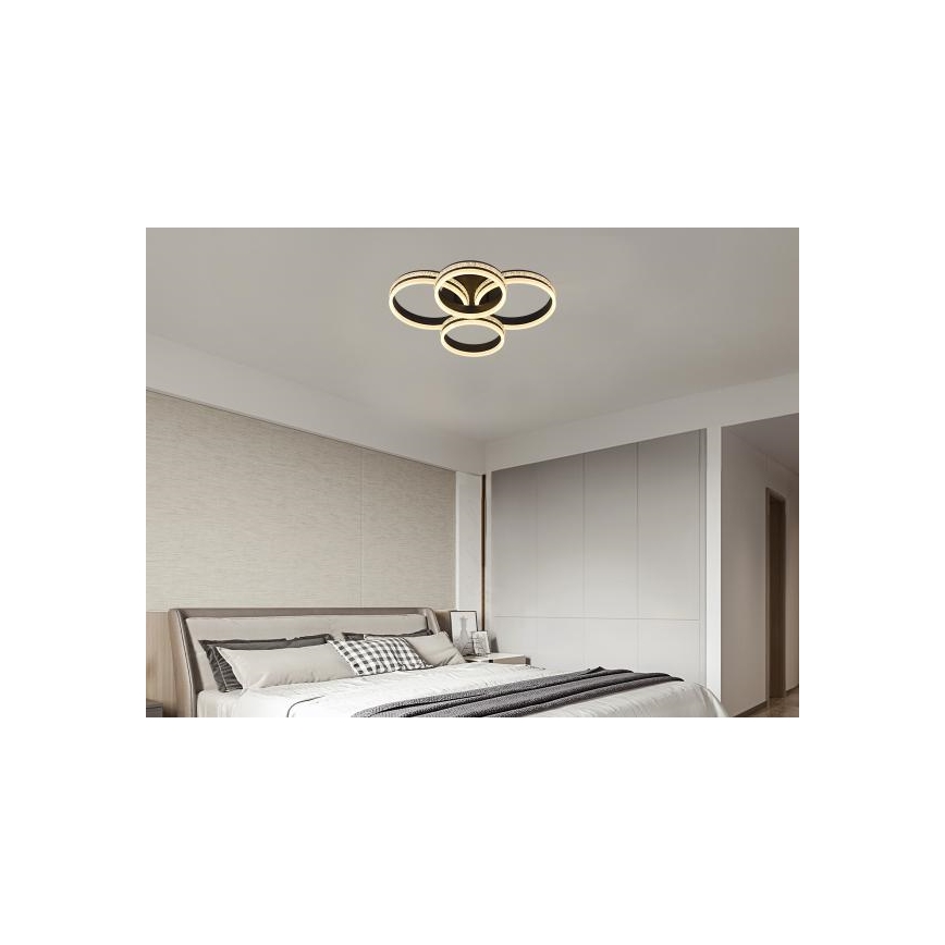 LED prislonjen luster s mogućnošću prigušivanja LED/150W/230V 3000-6500K + daljinski upravljač