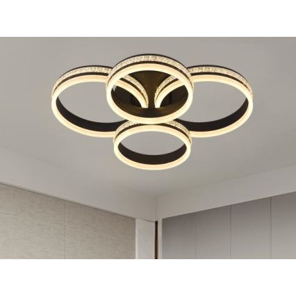 LED prislonjen luster s mogućnošću prigušivanja LED/150W/230V 3000-6500K + daljinski upravljač
