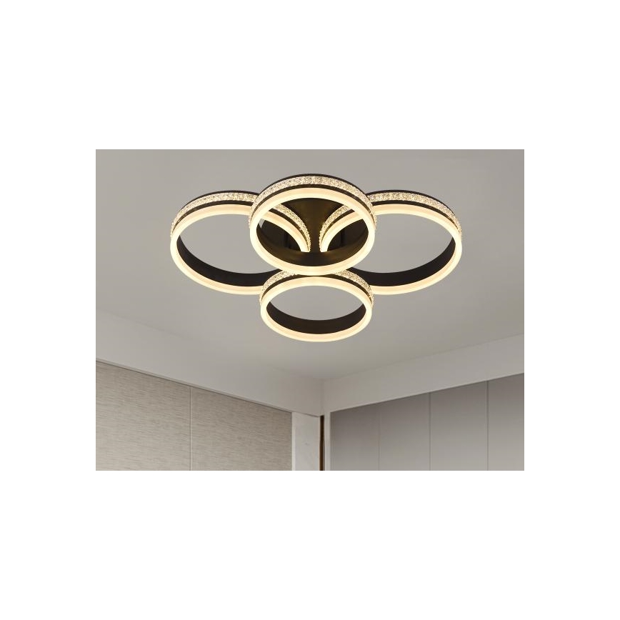 LED prislonjen luster s mogućnošću prigušivanja LED/150W/230V 3000-6500K + daljinski upravljač
