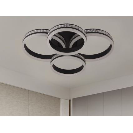 LED prislonjen luster s mogućnošću prigušivanja LED/150W/230V 3000-6500K + daljinski upravljač