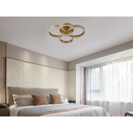 LED prislonjena stropna svjetiljka s prigušivanjem LED/150W/230V 3000–6500K + daljinski upravljač