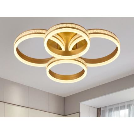 LED prislonjena stropna svjetiljka s prigušivanjem LED/150W/230V 3000–6500K + daljinski upravljač