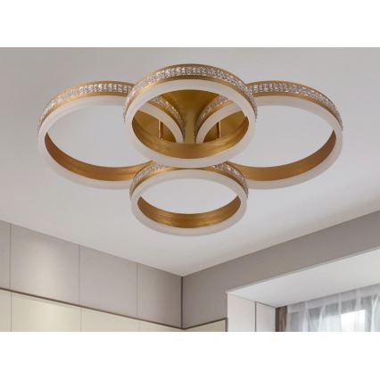 LED prislonjena stropna svjetiljka s prigušivanjem LED/150W/230V 3000–6500K + daljinski upravljač