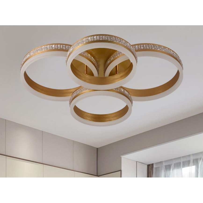 LED prislonjena stropna svjetiljka s prigušivanjem LED/150W/230V 3000–6500K + daljinski upravljač