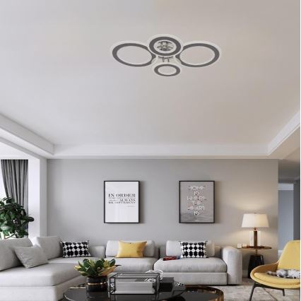 LED prigušivač stropne svjetiljke LED/100W/230V 3000-6500K + daljinski upravljač