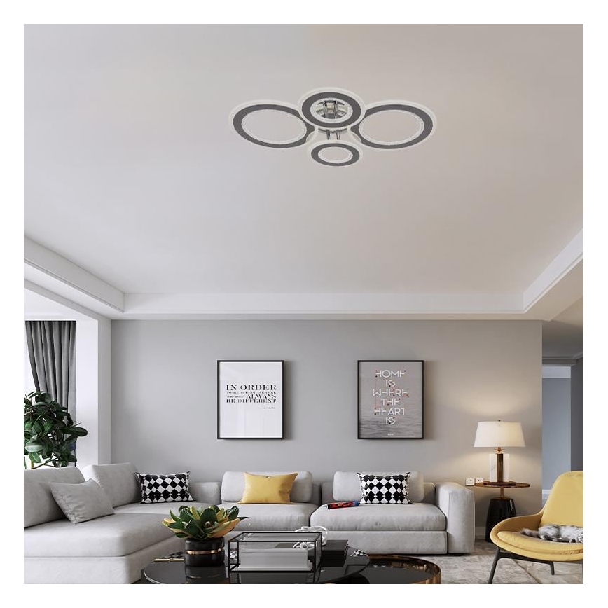 LED prigušivač stropne svjetiljke LED/100W/230V 3000-6500K + daljinski upravljač