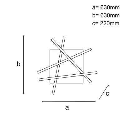 LED prigušivač za stropnu svjetiljku LED/60W/230V 3000-6500K + daljinski upravljač