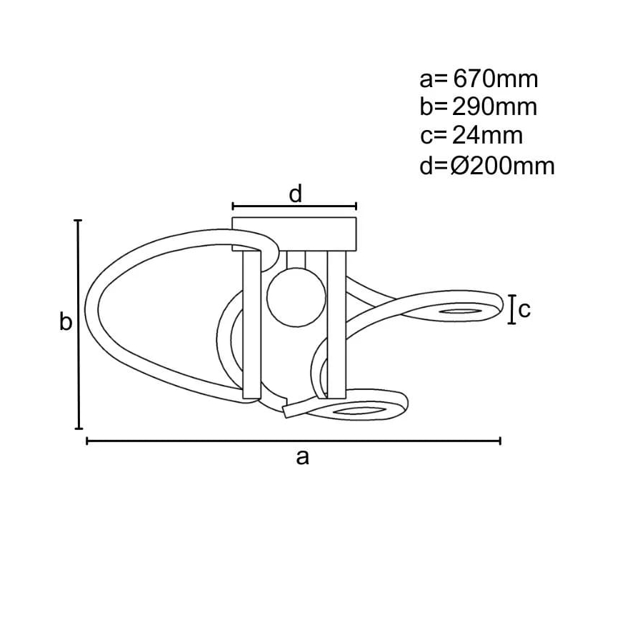 LED prigušivač stropne svjetiljke LED/70W/230V 3000-6500K + daljinski upravljač