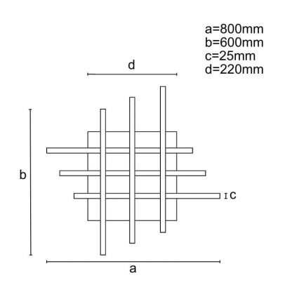 LED prigušivač stropne svjetiljke LED/70W/230V 3000-6500K + daljinski upravljač