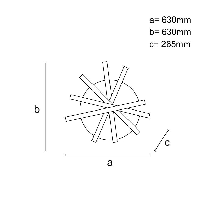 LED prigušivač za stropnu svjetiljku LED/75W/230V 3000-6500K + daljinski upravljač