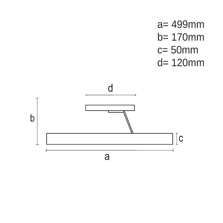 LED prigušivački plafonski luster LED/72W/230V 3000-6500K crni + daljinski upravljač