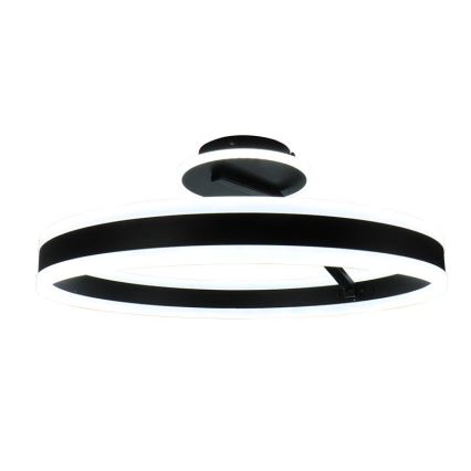 LED prigušivač stropne svjetiljke LED/86W/230V 3000-6500K crna + daljinski upravljač