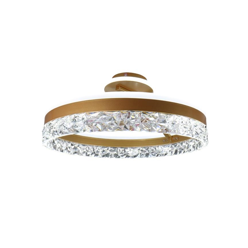 LED prigušivač stropne svjetiljke LED/86W/230V 3000-6500K zlatna + daljinski upravljač