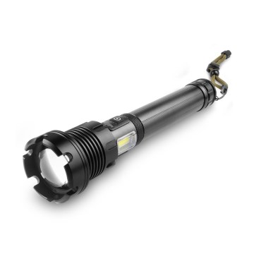LED Punjiva aluminijska ručna svjetiljka s funkcijom powerbanka LED/4400 mAh 2200 lm IP44
