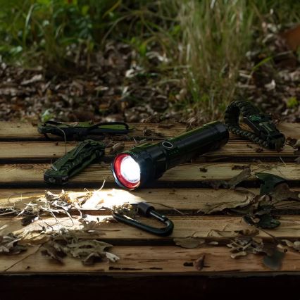 LED Prigušiva punjiva baterijska svjetiljka s funkcijom powerbanka LED/30W/5V IPX5 1060 lm 5000 mAh