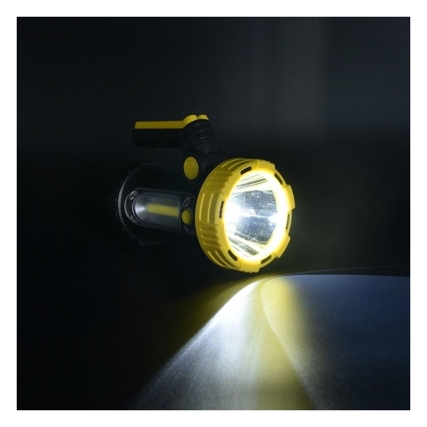LED Punjiva baterijska svjetiljka LED/5W/4000mAh + LED/3W