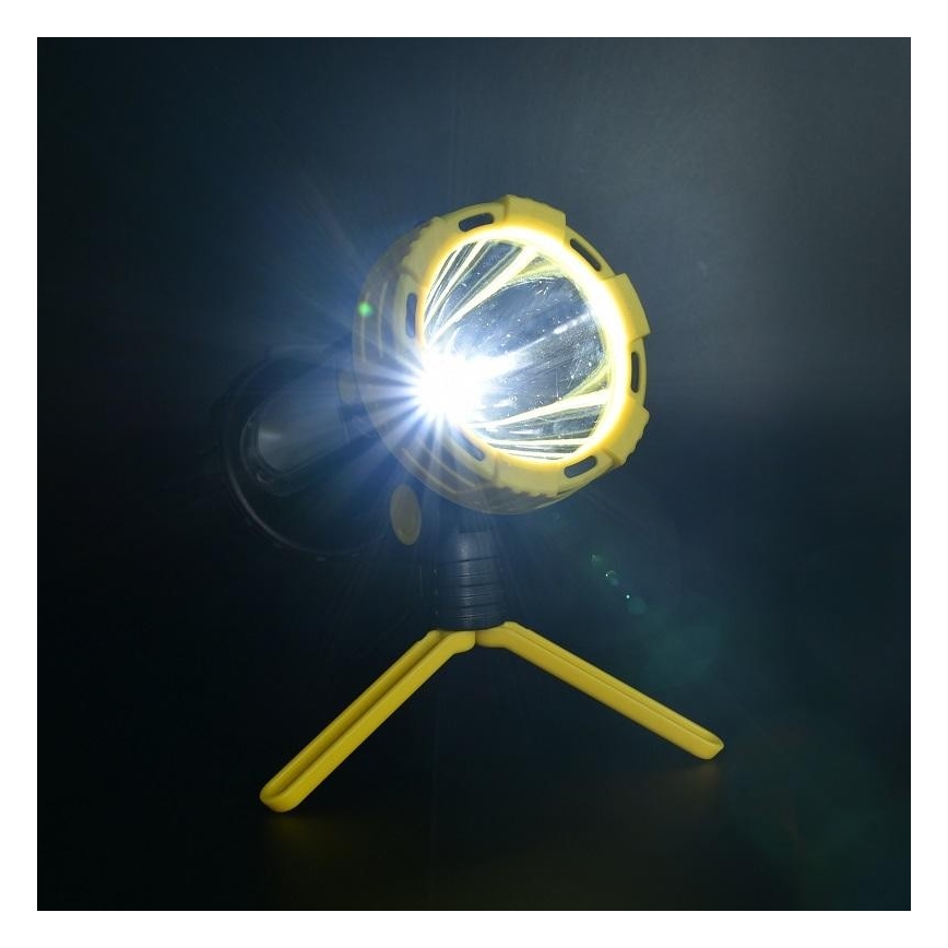 LED Punjiva baterijska svjetiljka LED/5W/4000mAh + LED/3W
