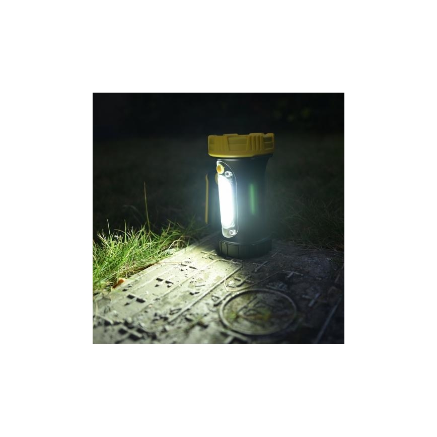 LED Punjiva baterijska svjetiljka LED/5W/4000mAh + LED/3W