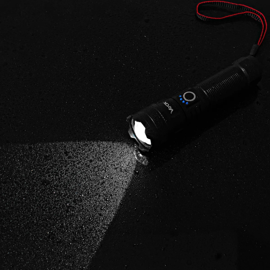LED Prigušiva punjiva baterijska svjetiljka s funkcijom powerbanka LED/10W/5V IPX4 600 lm 2000 mAh
