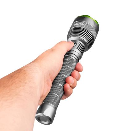 LED Prigušiva punjiva baterijska svjetiljka s funkcijom powerbanka LED/5V IPX7 10000 lm 2600 mAh