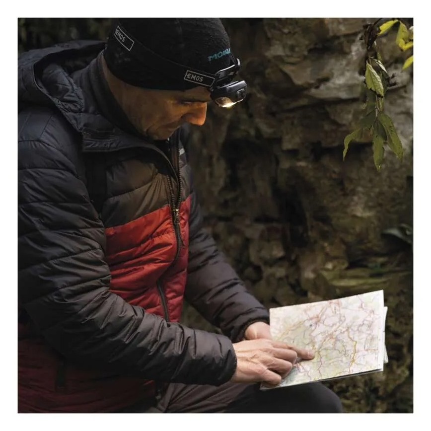 LED punjiva čelna svjetiljka LED/USB 1200 mAh