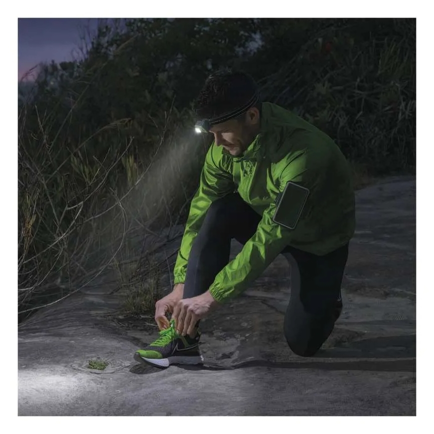 LED punjiva čelna svjetiljka LED/USB 1600 mAh IPX6