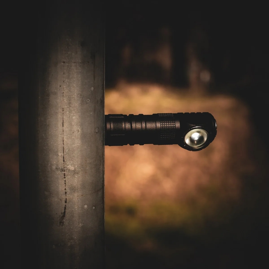 LED punjiva čelna svjetiljka s podesivim intenzitetom i crvenim svjetlom 3u1 LED/10W/5V IP66 500 lm 800 mAh