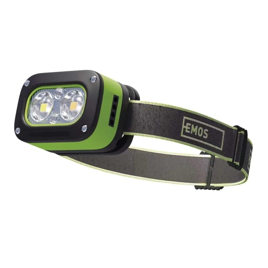 LED punjiva čelna svjetiljka, USB, IP43, 800 mAh